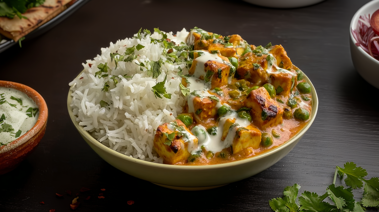 Butter Paneer Rice Bowl