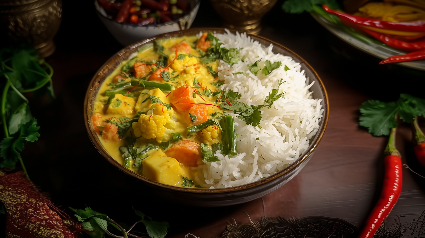 Zafrani Veg Korma Rice Bowl