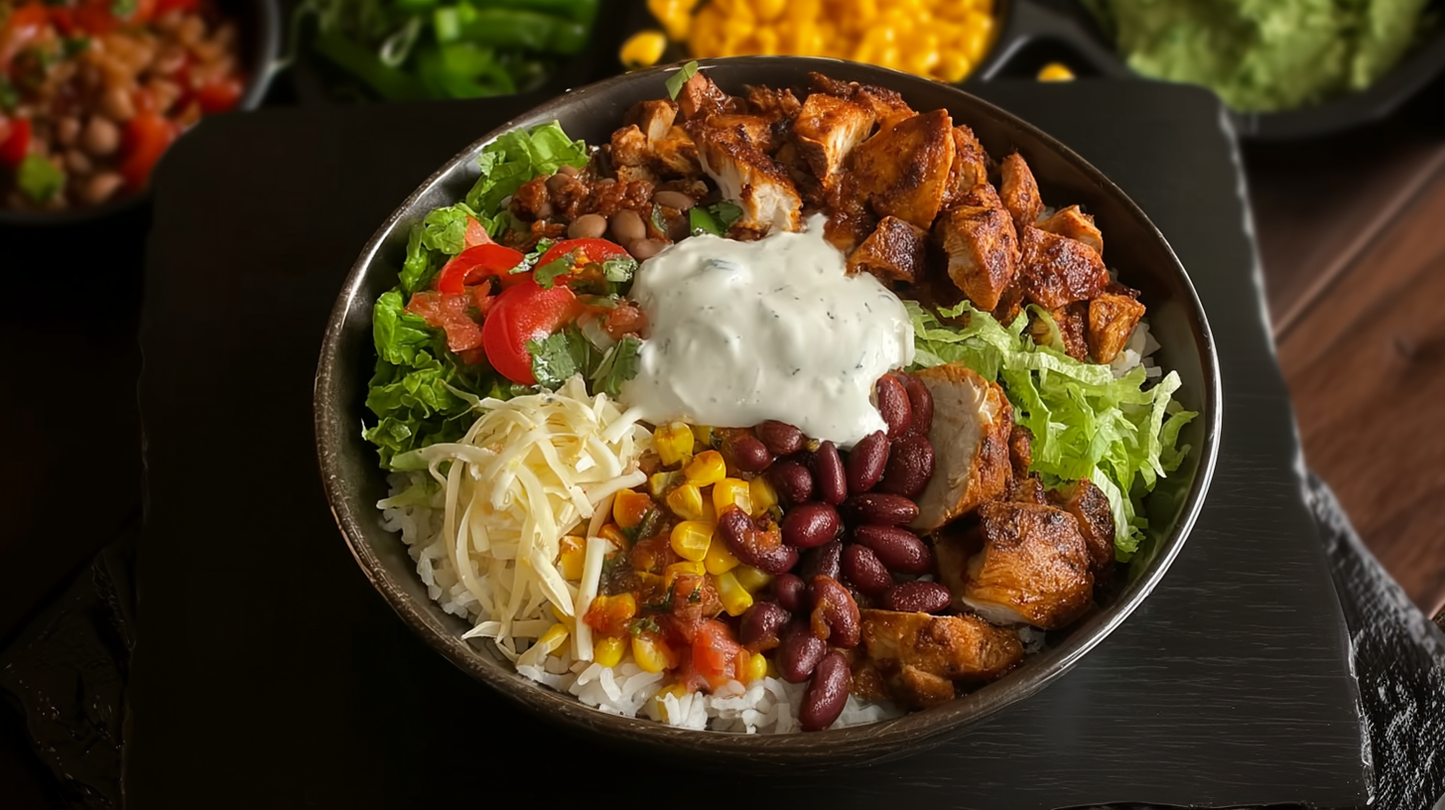 Mexican Chipotle Chicken Rice Bowl